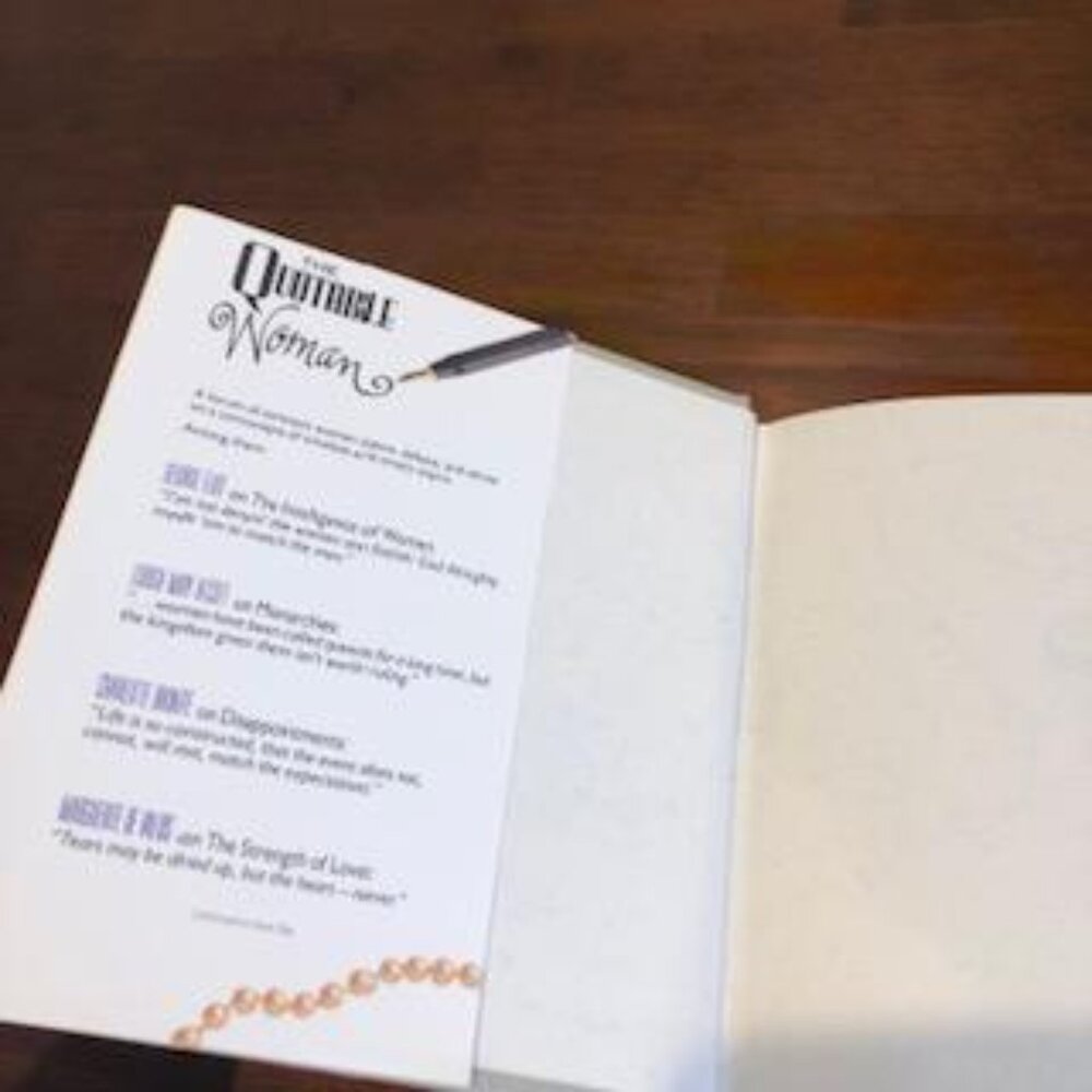 Pearls of Wisdom The Quotable Woman Vintage Hardcover Book Pre-Owned. - Picture 9 of 14